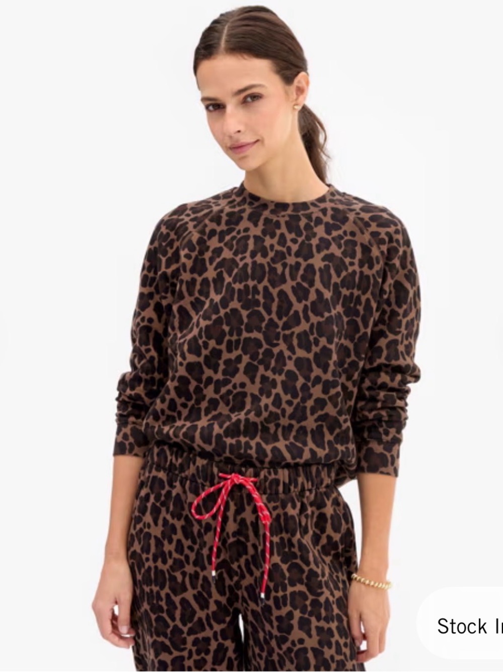 Le Court Sweatshirt - Chocolate Jaguar size medium